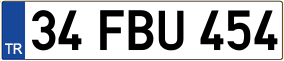 Truck License Plate